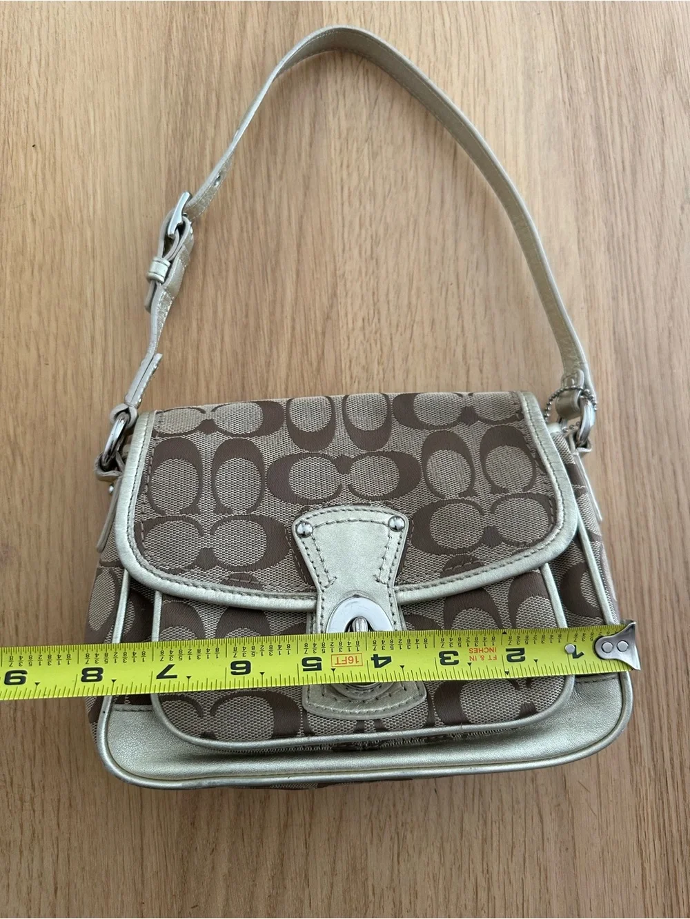Coach Turnlock Shoulder Bag